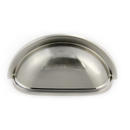 Crown 3-1/2" Cup Cabinet Pull with 3" Center to Center Satin Nickel Finish CHP953SN